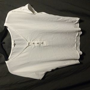 Maurice's size m shear White blouse shirt